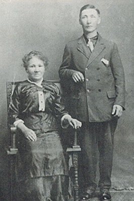 Mrs John T Clarke and Son Harry