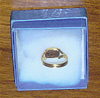 Mary Corrigal's ring inherited by Don Fowler