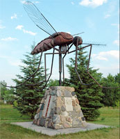 Mosquito-Statue