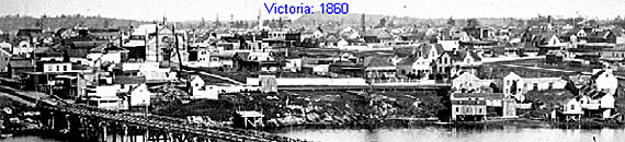 Victoria, BC, in 1860