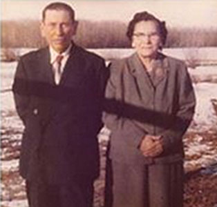 Joseph and Nancy Spence in the 1940's