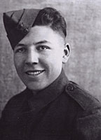 Raymond Thomas in uniform