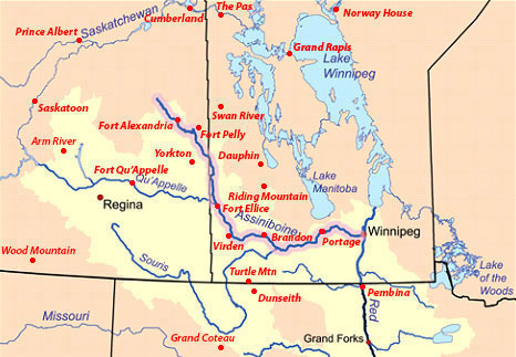 Assiniboine River Forts