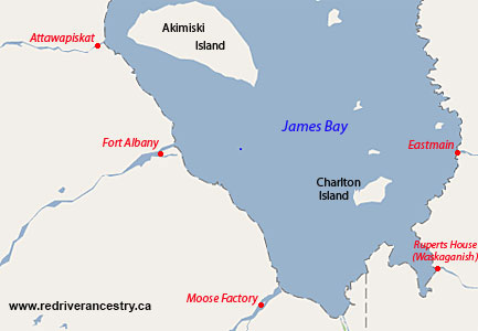 Early HBC Forts on James Bay