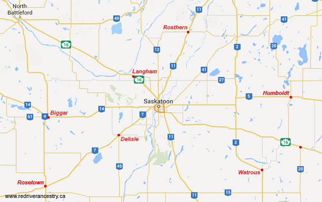 Saskatoon Area of Saskatchewan