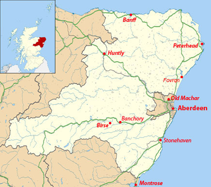County of Aberdeenshire, Scotland