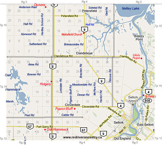 Selkirk - Petersfield Township Map