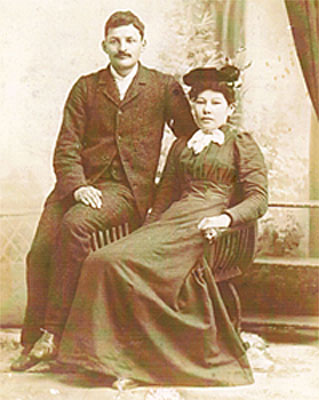 Ralph Clemons & Elizabeth Sinclair Wedding Picture