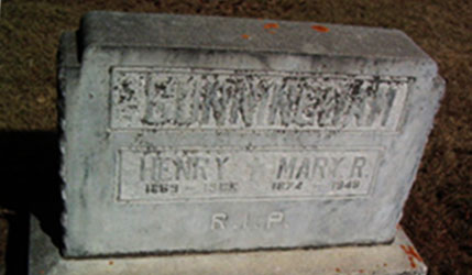 Henry Cunningham - Gravestone at St Albert