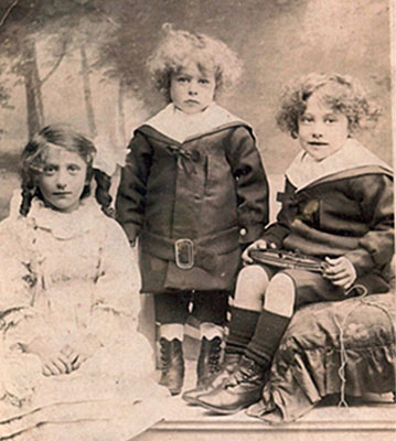 Garner siblings: Emily, William & Herbert