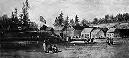 Fort Vancouver in 1825