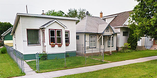 Adam Josefchuk home at 862 College Ave, Winnipeg
