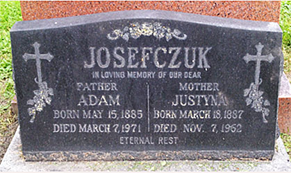 Josefczuk Gravestone