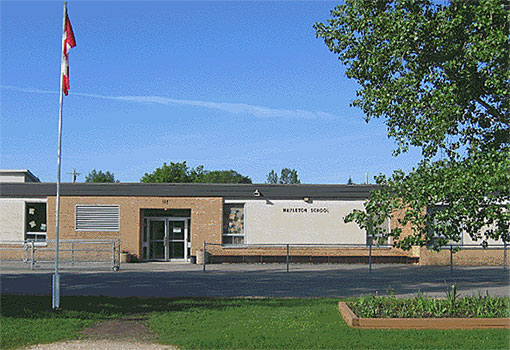 New Mapleton School built 1958