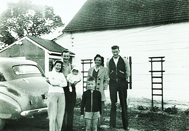 Original Log House of Archie McLeod at Mapleton