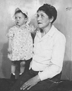 Catherine Smith and Baby Sharon