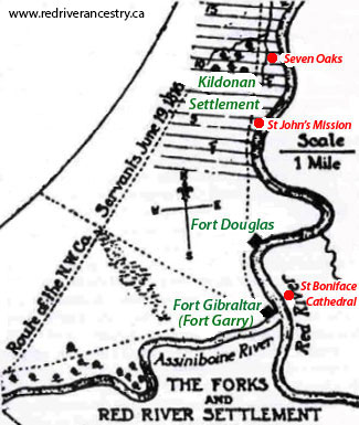 Forks of the Red and Assiniboine Rivers