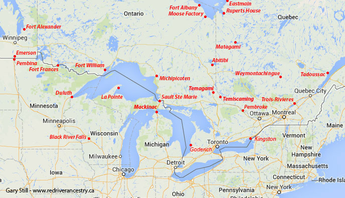 Winnipeg - Great Lakes - Quebec City